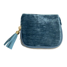 Load image into Gallery viewer, Travel Jewellery Purse - Blue