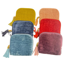 Load image into Gallery viewer, Travel Jewellery Purse - Plum