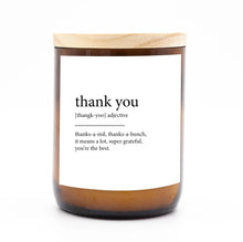 Load image into Gallery viewer, Dictionary Meaning Candle - Thank You