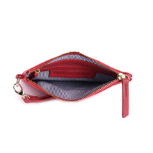 Load image into Gallery viewer, Carlota Leather Clutch - Coral