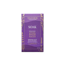 Load image into Gallery viewer, Wild Emery Single Soak Bath Salts - Soak : Bush Lavender + Geranium Bourbon