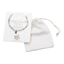 Load image into Gallery viewer, Healing Gem Bracelet - White Howlite (Serenity)