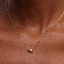 Load image into Gallery viewer, Estella Bartlett Necklace - Multi Flower Gold Plated