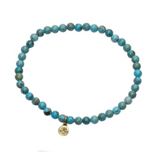 Load image into Gallery viewer, Healing Gem Bracelet - Turquoise Howlite (Calmness)
