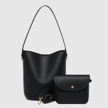 Load image into Gallery viewer, Miranda Bucket Bag - Black
