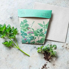 Load image into Gallery viewer, Sow 'n Sow Seed Greeting Card - Garden Herbs