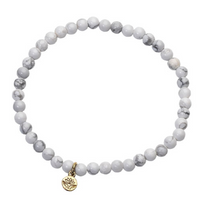 Load image into Gallery viewer, Healing Gem Bracelet - White Howlite (Serenity)