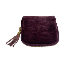Load image into Gallery viewer, Travel Jewellery Purse - Plum