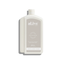 Load image into Gallery viewer, al.ive Body : Hand + Body Wash Refill - Sea Cotton & Coconut