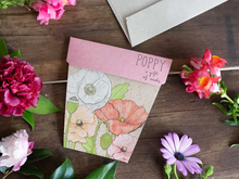 Load image into Gallery viewer, Sow 'n Sow Seed Greeting Card - Poppy