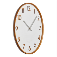Load image into Gallery viewer, Scarlett White 50cm Wall Clock - Silent Movement