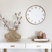 Load image into Gallery viewer, Scarlett White 50cm Wall Clock - Silent Movement