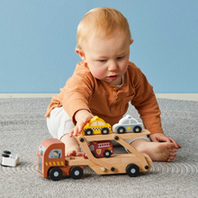 Load image into Gallery viewer, Wooden Car Carrier Set