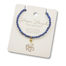 Load image into Gallery viewer, Healing Gem Bracelet - Lapis Lazuli (Creativity)