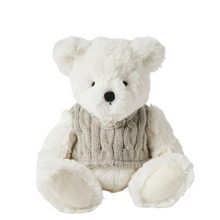 Load image into Gallery viewer, Teddy - White with Knit Jumper