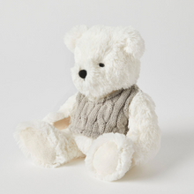 Load image into Gallery viewer, Teddy - White with Knit Jumper