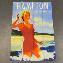 Load image into Gallery viewer, Microfibre Tea Towel - Hampton : Having a Swim