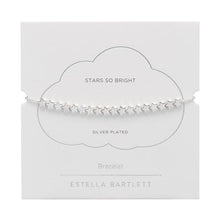 Load image into Gallery viewer, Estella Bartlett Bracelet - Stars So Bright Chain Slider - Silver Plated
