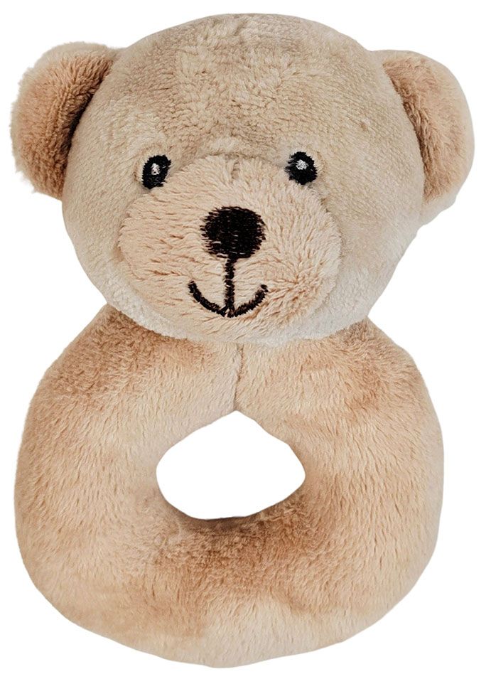 Baby Rattle - Bear Beige