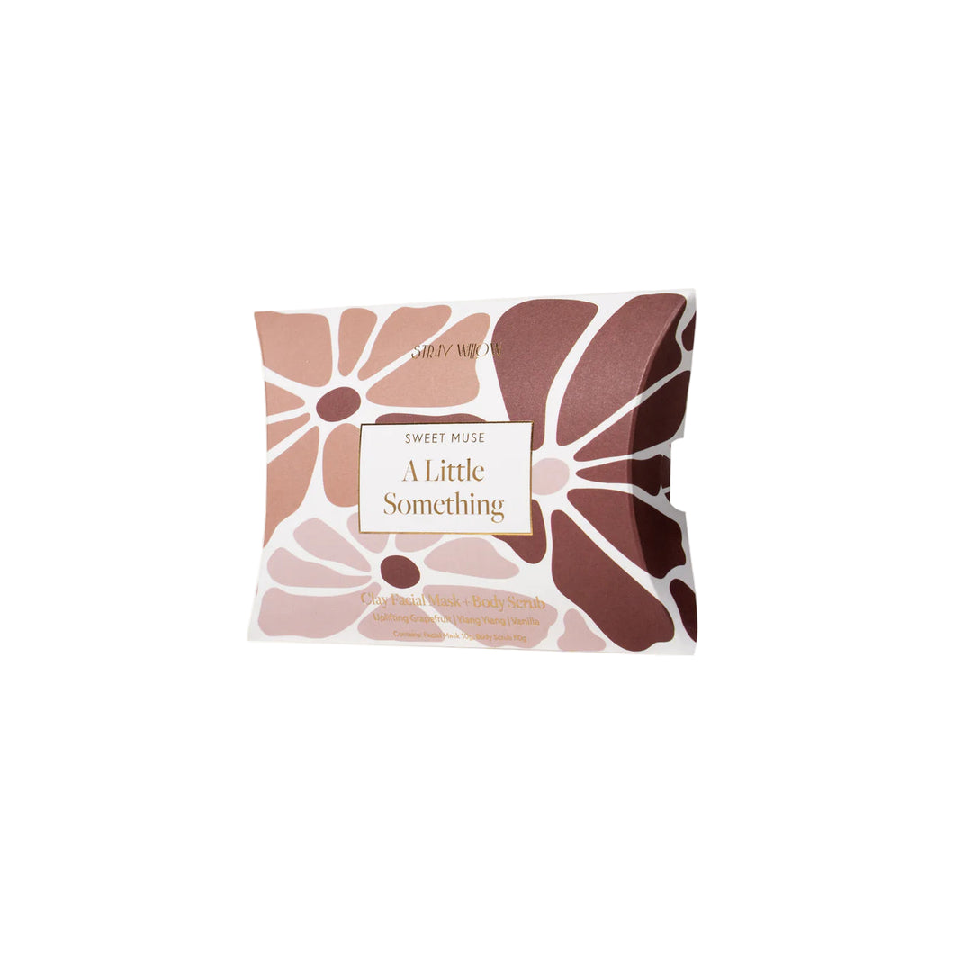 Stray Willow Pocket Duo 'A Little Something' Sweet Muse : Face Mask + Body Scrub