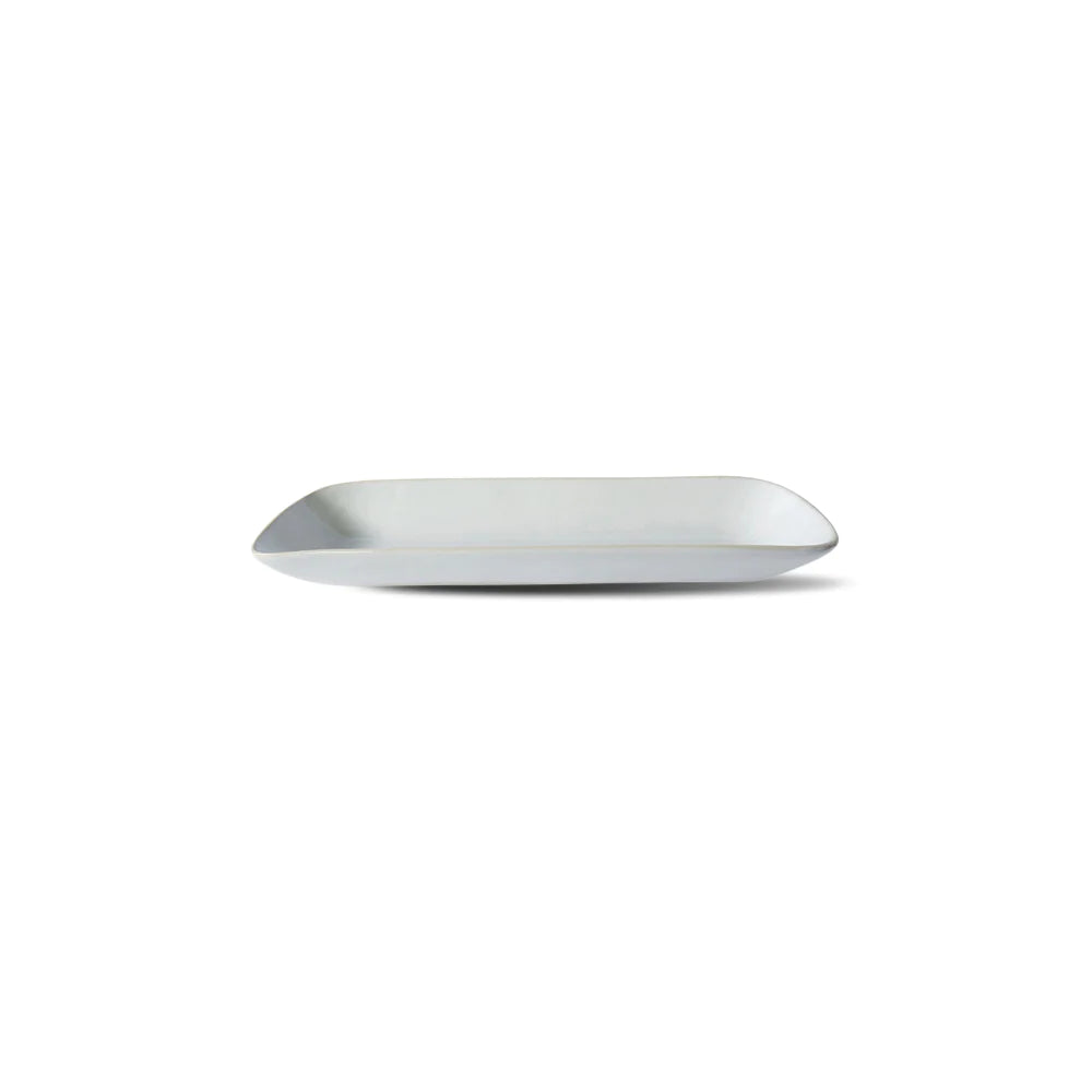 Wonki Ware - Trough Dish Small White Beach Sand