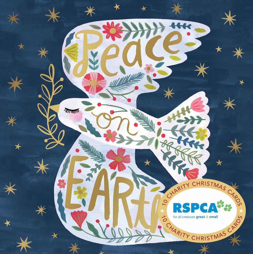 Charity Christmas Cards - RSPCA Peace On Earth