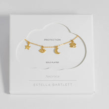 Load image into Gallery viewer, Estella Bartlett Necklace - Evil Eye Moon &amp; Stars Charm Necklace
