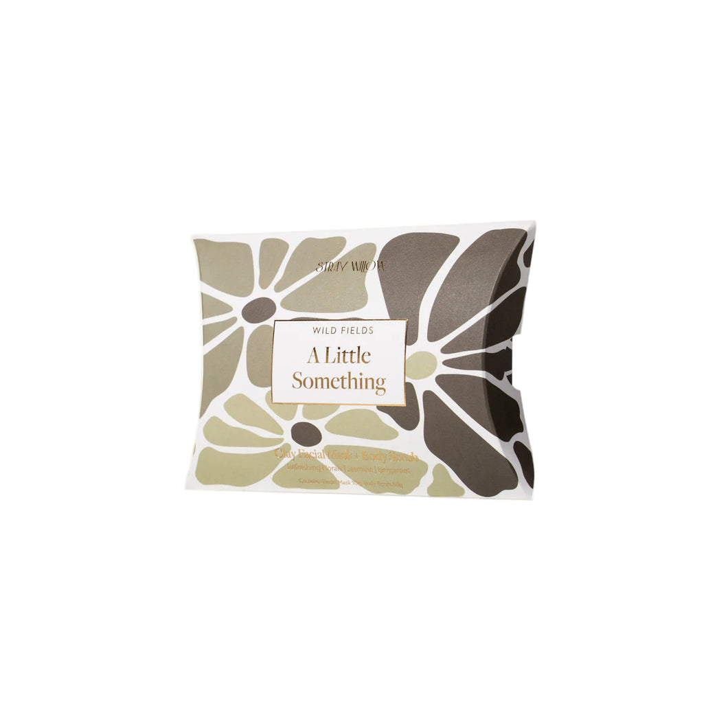 Stray Willow Pocket Duo 'A Litle Something' Wild Fields : Face Mask + Body Scrub
