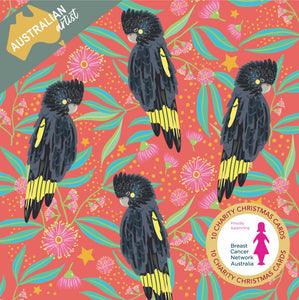 Charity Christmas Cards - BCNA Black Cockatoos