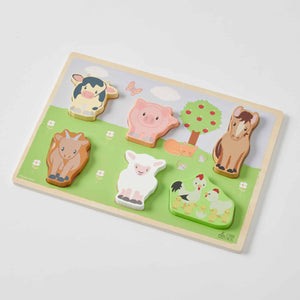 Wooden Puzzle - Farm Animals