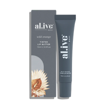 Load image into Gallery viewer, al.ive Body : Tinted Lip Butter - Wild Orange
