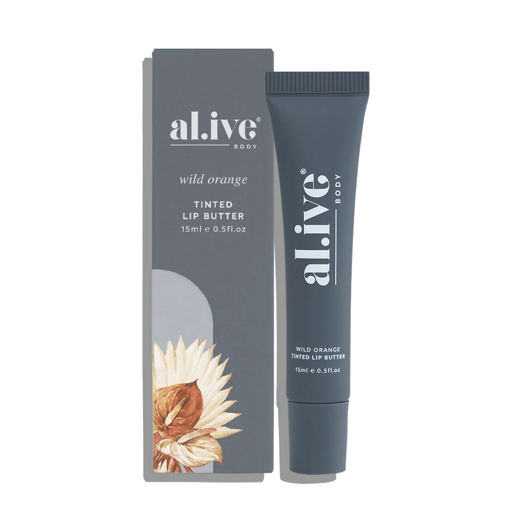 al.ive Body : Tinted Lip Butter - Wild Orange