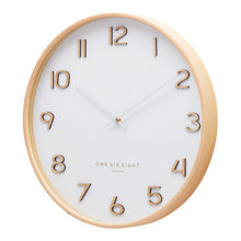 Load image into Gallery viewer, Wall Clock : Wallace White 53cm
