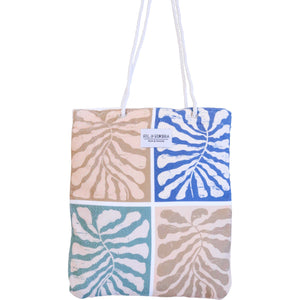 Beach Towel in Bag - Leaves