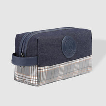 Load image into Gallery viewer, Mens Denim Toiletry Bag - Levi
