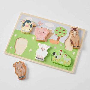 Wooden Puzzle - Farm Animals