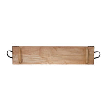 Load image into Gallery viewer, Mango Wood Long Board with Handles - Natural 110x20cm
