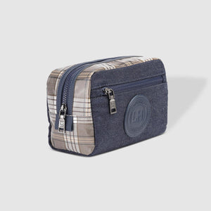Mens Denim Toiletry Bag - Tommy