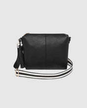 Load image into Gallery viewer, Kasey Stripe Crossbody Bag - Black
