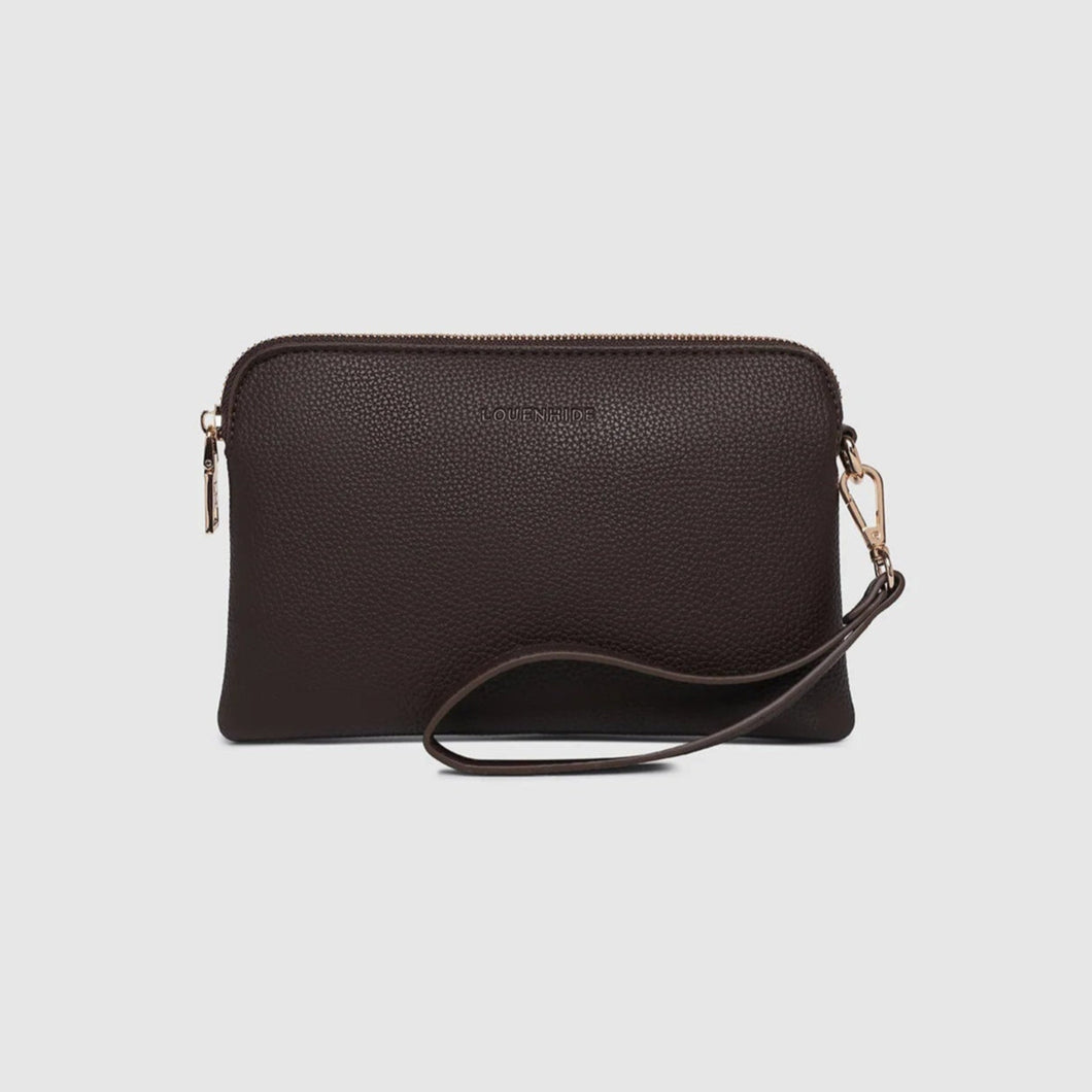 Poppy Clutch - Chocolate