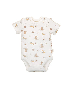 Bodysuit Short Sleeve - Bear & Fox : 00 3-6 Months