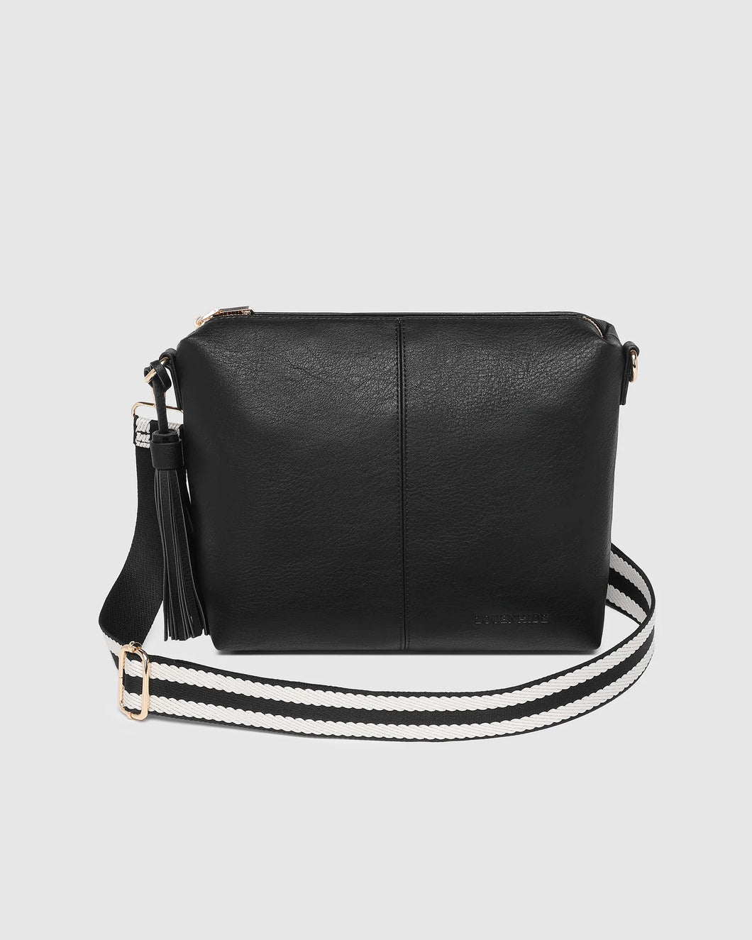 Daisy Crossbody Bag - Black Stripe