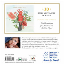 Load image into Gallery viewer, Charity Christmas Cards - CMRI Floral King Parrot
