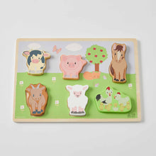 Load image into Gallery viewer, Wooden Puzzle - Farm Animals
