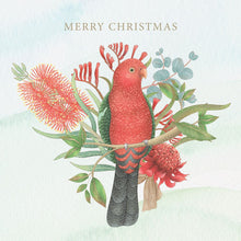 Load image into Gallery viewer, Charity Christmas Cards - CMRI Floral King Parrot

