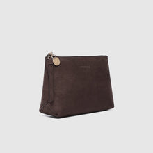 Load image into Gallery viewer, The Everyday Suedette Pouch - Chocolate
