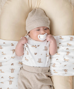 Bodysuit Short Sleeve - Bear & Fox : 00 3-6 Months