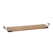 Load image into Gallery viewer, Mango Wood Long Board with Handles - Natural 110x20cm
