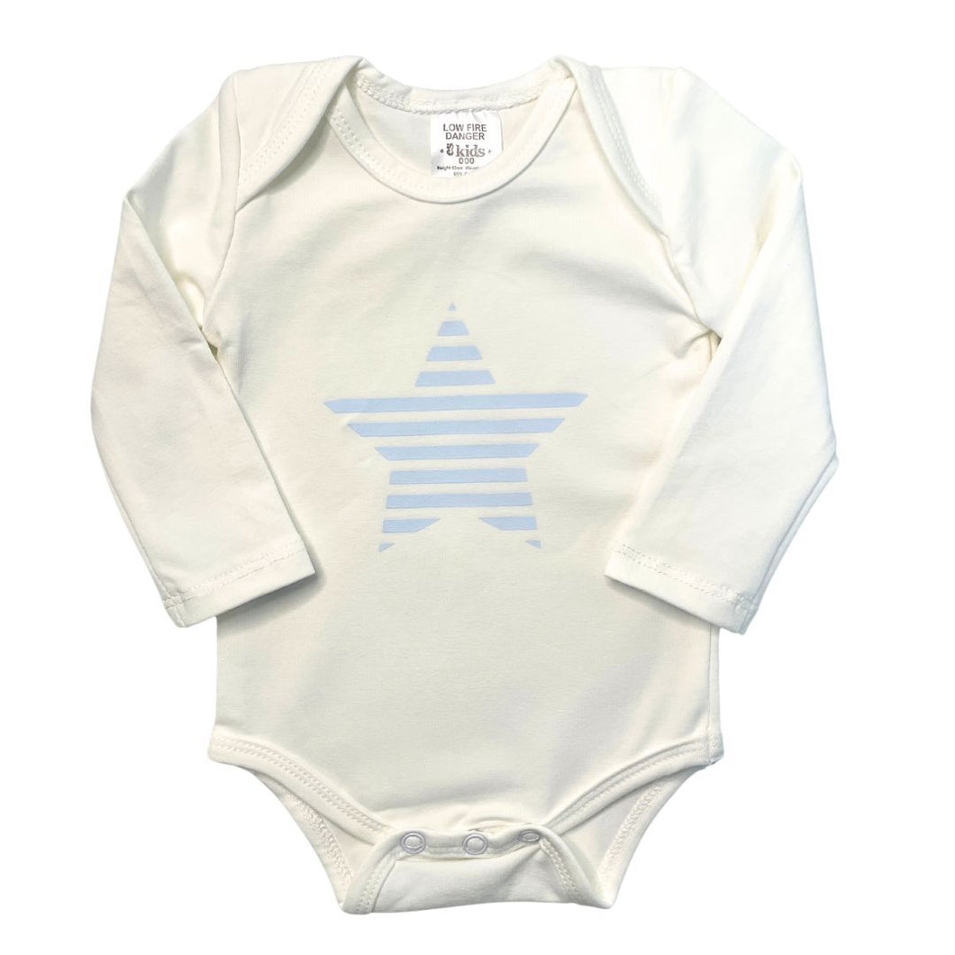 Romper Long Sleeve Size 00 - Blue Star