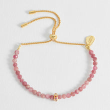Load image into Gallery viewer, Estella Bartlett Bracelet - Pink Tourmaline Cz Disc
